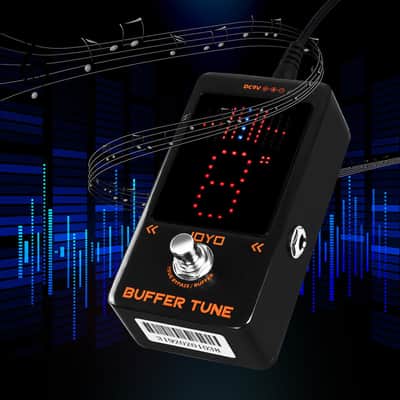 JOYO JF-19 Buffer Tune Pedal Accurate Tuner LED Screen Electric Bass, Guitar etc image 11