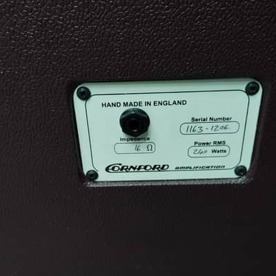 RARE! Cornford MK 50H Mark II 2008 - Oxblood w/matching Cornford 4x12 Cabinet image 9