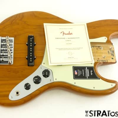 Fender American Professional II Jazz V 5 String Bass LOADED BODY Roasted Pine image 2