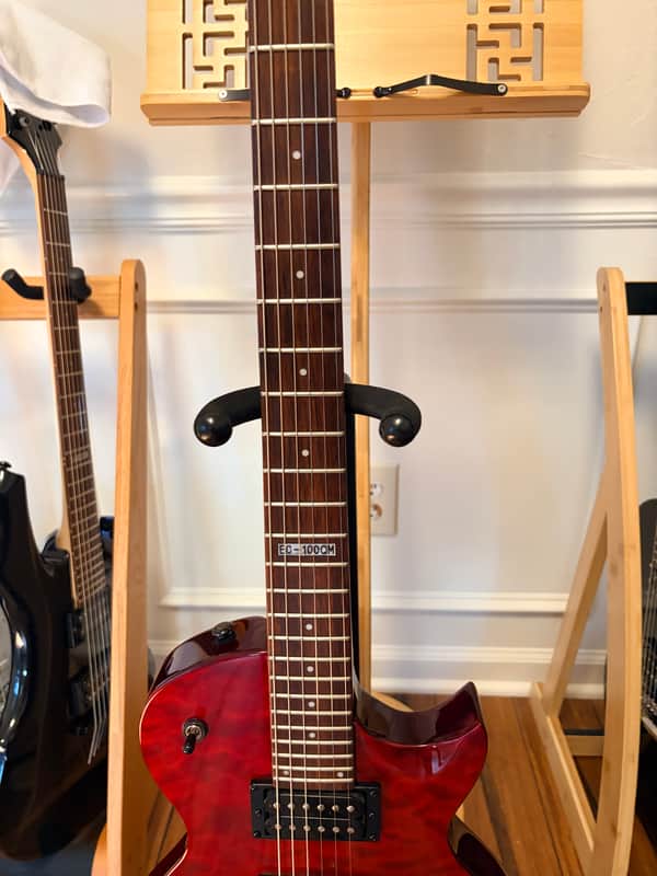 ESP LTD EC-100 QM 2003 - 2006 - See Thru Black Cherry image 1