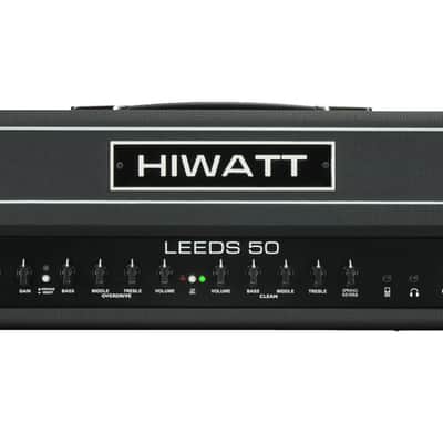 Hiwatt Leeds 50R Head, 50W 2-Channel Guitar Amplifier Head with Spring Reverb image 1