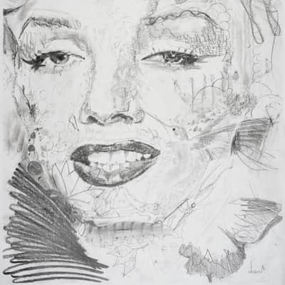 Drew Walker 1967 John Lennon Multi media collage 43"x48" 1 of 1 image 15