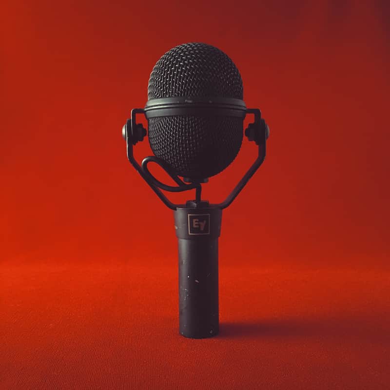 Electro Voice N/D 408マイク ブラック ケース付き Vintage Electro-Voice N/D 408 Dynamic Microphone (Electrovoice, EV