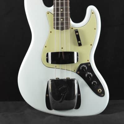 Fender Custom Shop Limited '64 Jazz Bass Journeyman Relic - Super Faded Aged Sonic Blue image 1