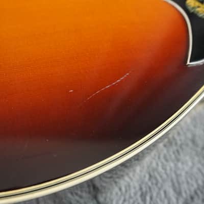 Yamaha L-8S Jumbo Acoustic Guitar MIJ Japan Vintage Sunburst w/ Original Hard Case image 7