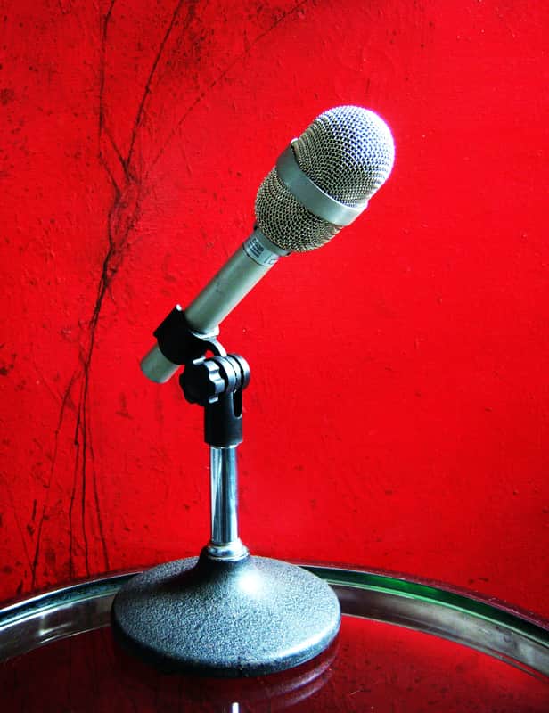 Vintage 1984 Electro-Voice DS35 Dynamic Cardioid Microphone Low Z w Audix mic clip RE16 RE15 image 1