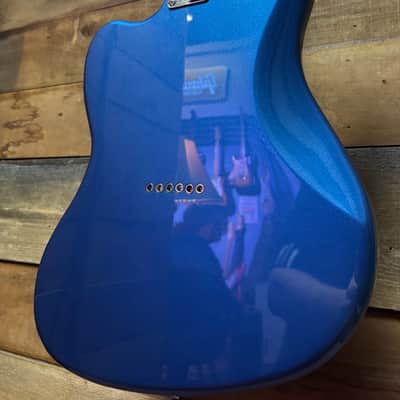 Squier Paranormal Jazzmaster XII Lake Placid Blue image 13