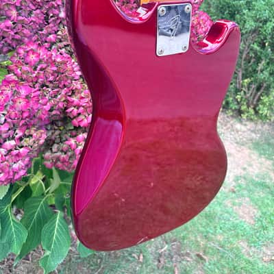 Fender Mustang Candy Apple Red MIJ *NEAR MINT* Lefty Left Handed image 4