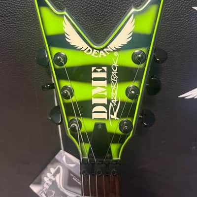 2008 Dean Razorback Dime Slime Bumblebee - Made In Korea image 6
