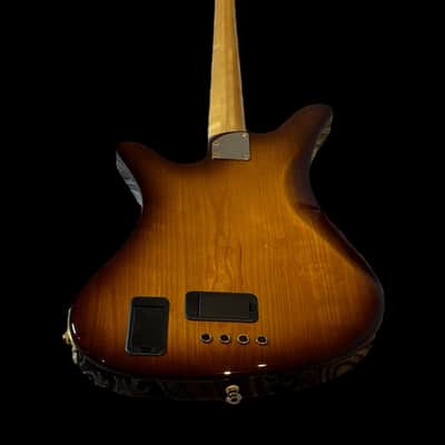 CARVIN BASS - SB 4001 (SEKOU BUNCH) 2015 - FLAMED MAPLE GLOSS image 6