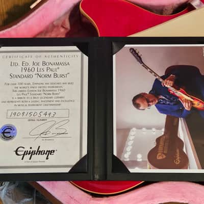 Epiphone Limited Edition Joe Bonamassa '60 Les Paul Standard 2020 - Norm Burst image 20