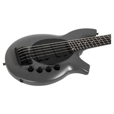 Ernie Ball Music Man Bongo 5HH 5-String Electric Bass, Titan Gray image 6