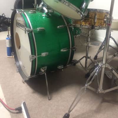 Ludwig Green Sparkle Bonham 70's Green Sparkle image 1