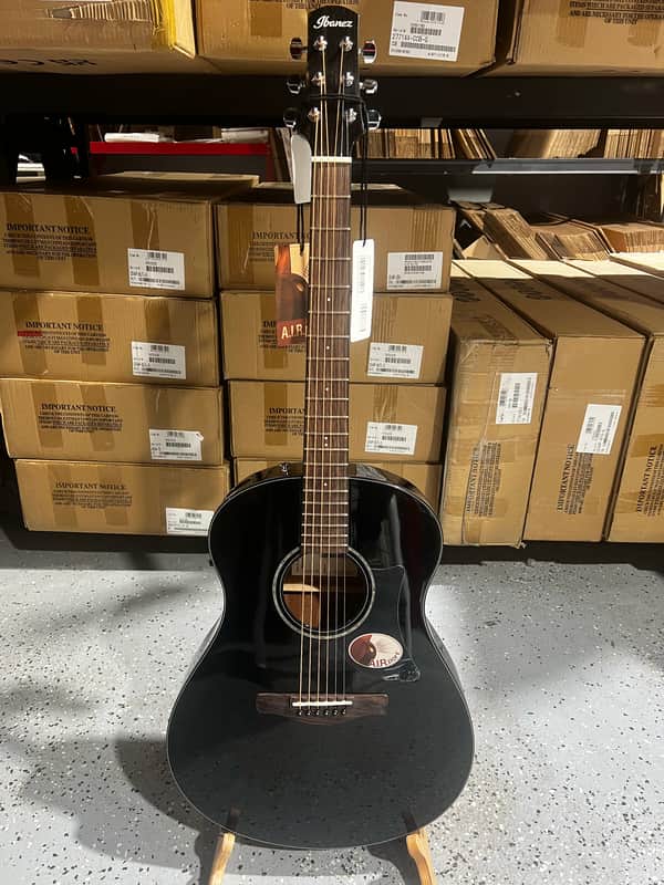 Ibanez AAM100EBK Advanced Acoustic Auditorium Acoustic-electric Guitar - Black image 1