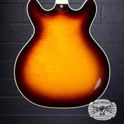 Guild Starfire IV USA Corona Sunburst Semi-Hollow Electric Guitar w/ HSC image 5
