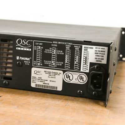 QSC CX302 2-Channel Power Amplifier CG0127B image 7