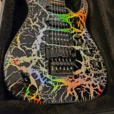 1980's Kramer American Pacer II 1989 guitar Holoflash Crackle Floyd Seymour Duncans VIDEO WOW image 20