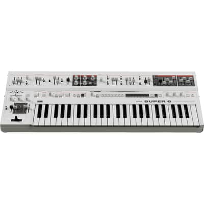 UDO Audio Super 6 ST49 Digital-Analog Hybrid Synthesizer - White image 2