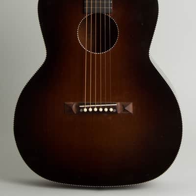 Oahu Model 67K Flat Top Acoustic Guitar, made by Kay, c. 1935, tweed hard shell case. image 3
