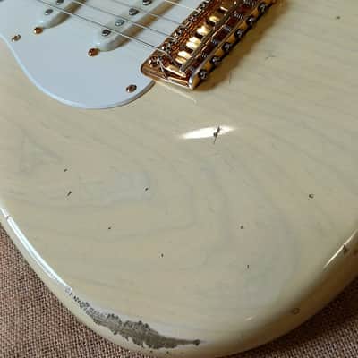 Sonnemo Custom Vintage ST relic, Transparent Blonde image 9