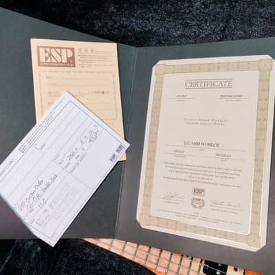 [SUMMER SALE] ESP Custom Order George Lynch Double Neck, Birdseye Maple, Natural Quilted Maple, Lawsuit Banana Headstock, MIJ Japan image 24