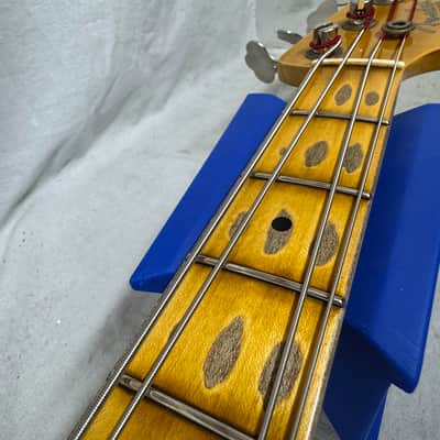 Fender USA Custom Shop '57 Precision Bass jrn Journeyman 4-string P-Bass with COA + Case 2020 - Black / Maple neck - relic'd image 18