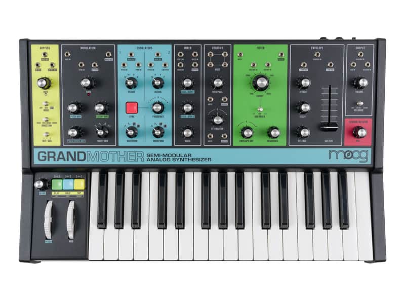 Moog Grandmother Semi-Modular Analog Keyboard Synthesizer [USED] image 1