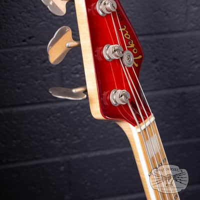 Tokai AJB118 Jazz Bass MIJ Trans Red Burst Ash Lightweight 8lb Made in Japan image 17