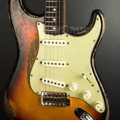Fender Custom Shop Masterbuilt Greg Fessler 63 Stratocaster Relic  2025 -  3 Tone Sunburst (COD 2143UG) image 6