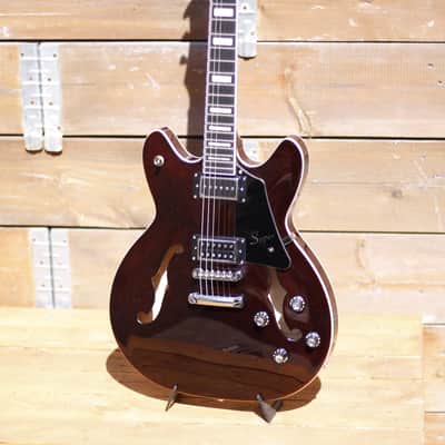 Hagstrom Super Viking - Transparent Brown York Signature image 3
