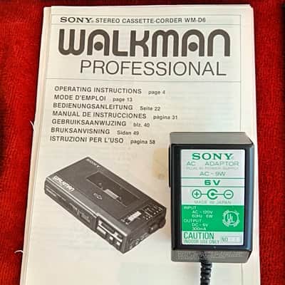 Sony WM-D6 Professional Walkman Portable Stereo Cassette Recorder image 5