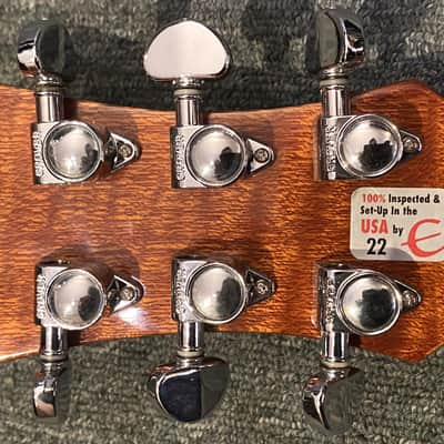 Epiphone AJ-10 Sloped Shoulder Advanced Jumbo Natural Gloss Finish Acoustic Guitar image 11