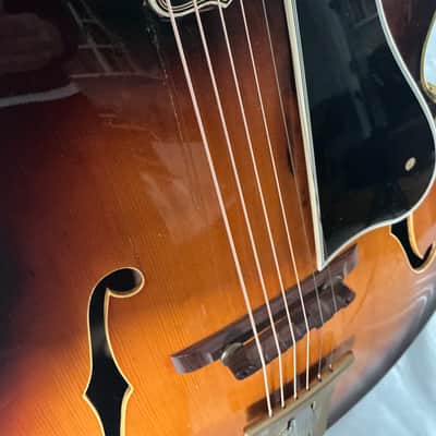 1939 Gibson L-5P Acoustic Archtop Hollowbody Guitar Original Sunburst Finish w/Original Hardshell “Airline” Case image 9