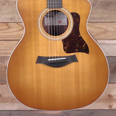 Taylor 214ce Special Edition Acoustic/Electric Guitar Honeyburst w/ Case image 1