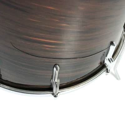 Premier Mahogany Duroplastic Kit with Royal Ace Snare 20,12,16,14 1960s image 7