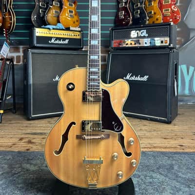 Epiphone Joe Pass Emperor Pro II Natural Gloss 2016 Hollow Body Electric Guitar image 1