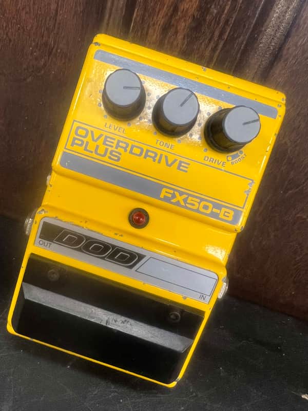 DOD Overdrive Plus FX50B 1986 - 1998 - Yellow imagen 1
