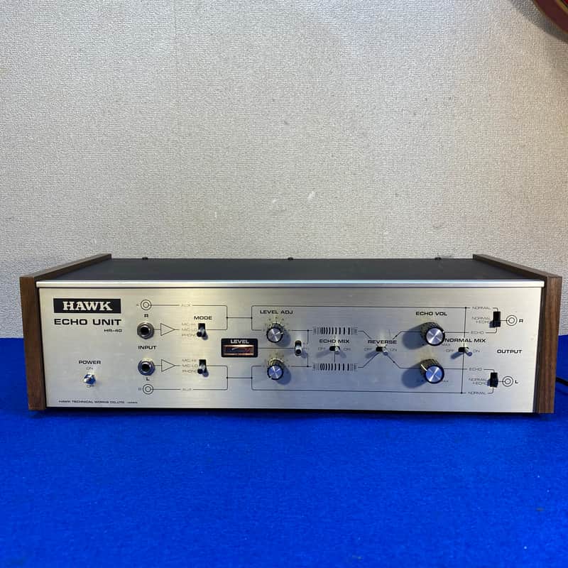Beautiful vintage Hawk HR-40 Stereo Spring reverb unit- The best spring reverbs I have found. image 1