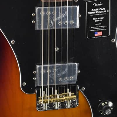 Fender American Professional II Telecaster Deluxe 3-Color Sunburst Rosewood Fingerboard image 3