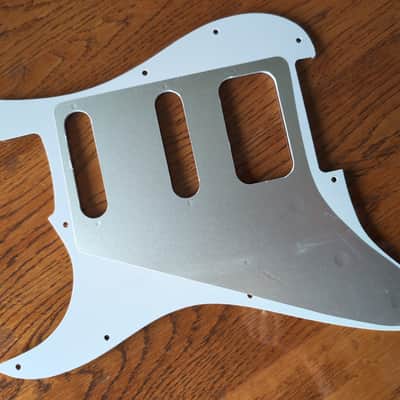 Brio HSS Strat 11 Hole, Rounded Pickup Corners, 3 Screw Humbucker Mounting Holes Vintage Tortoise Shell image 2
