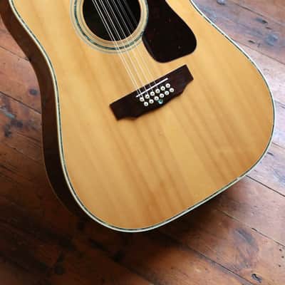 Rare Vintage Kiso Suzuki Dreadnought D55 Replica c.1972 + Pro Setup +Japan! (after the Guild style) image 20