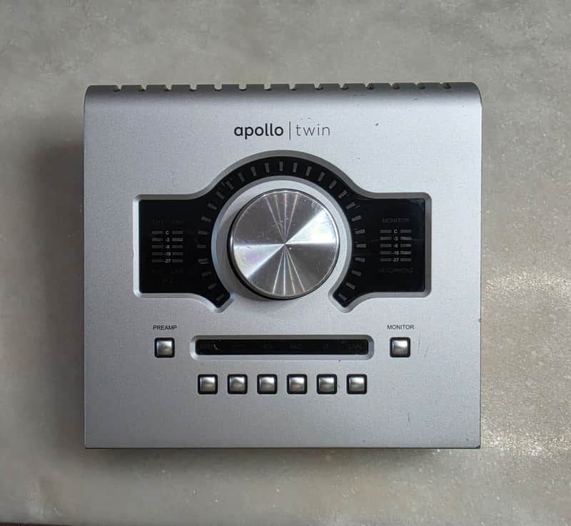 Universal Audio Apollo Twin DUO Thunderbolt Audio Interface 2010s - Silver image 1
