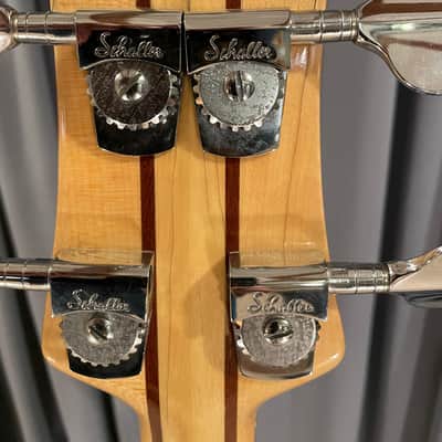 Wal Custom 1983 MKI Mark1 Fretless Bass Left Handed With Flamed Hydua Facings (Original Owner) image 16