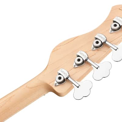 Sadowsky MetroLine 24-Fret Modern Bass-Swamp Ash Body-4 String-Ocean Blue Transparent Satin image 6