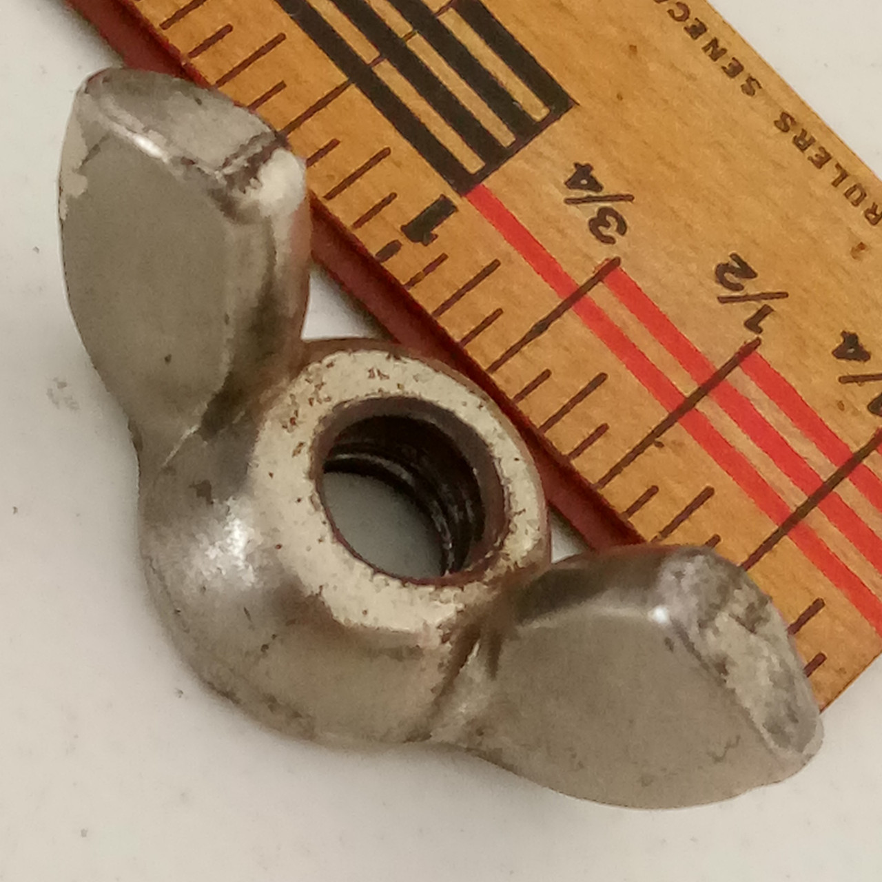 Ludwig 5/16"18tpi Nickel Cymbal Stand Wing-Nut Part Vintage50s Super Classic USA — main photograph
