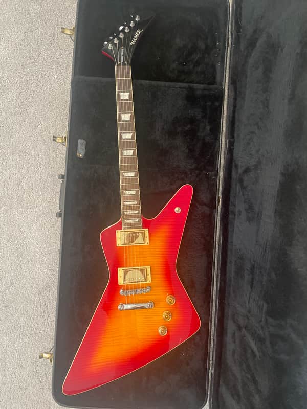 Hamer STDF-CS The Standard Flame Top XT Cherry Sunburst | Reverb