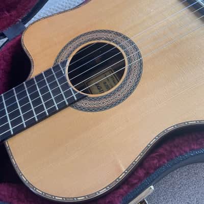 Hans Schmidt  Cr-1 1998 Natural nylon classical acoustic electric image 5