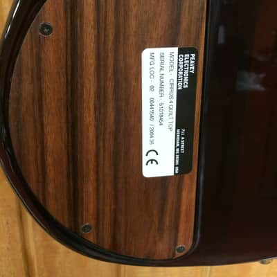 Peavey Cirrus Tiger eye USA image 13