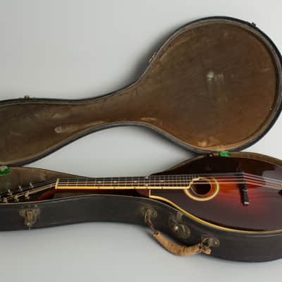 Gibson  Model A-4 Snakehead Carved Top Mandolin (1923), ser. #73657, original black hard shell case. image 10