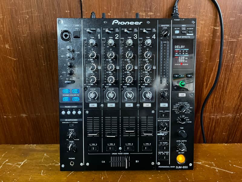 Pioneer DJM-850-K 4-channel digital mixer Black image 1